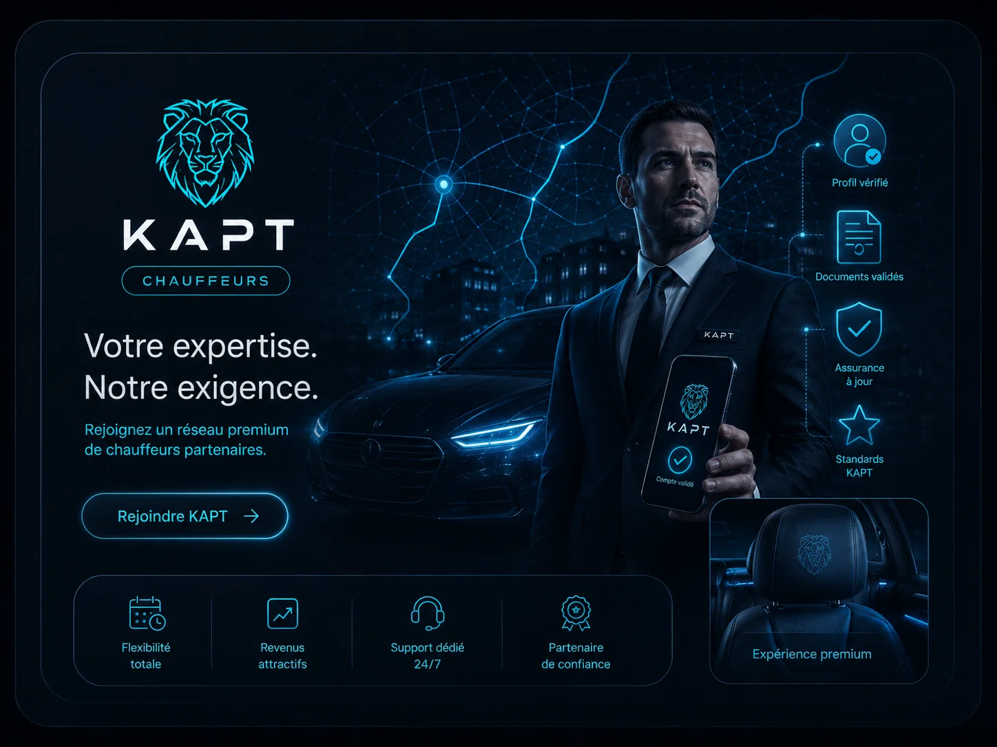 Chauffeurs VTC KAPT